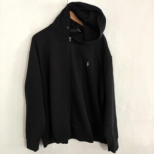Polo by Ralph Lauren Classic Black Zip-Up Hoodie